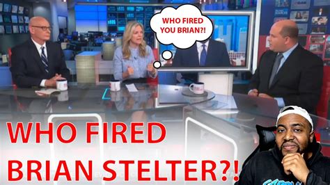 Brian Stelter Confronted To His Face On Who Fired Him At Cnn As