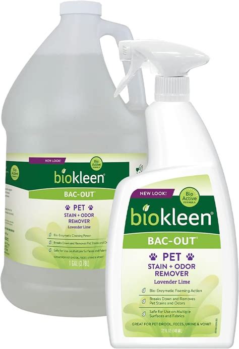 Biokleen Bac Out Enzyme Stain And Odor Remover 128 Ounces