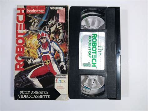 Robotech Macross Saga Vol 1 Boobytrap Vhs Tape 1985 Japanese Mech Anime