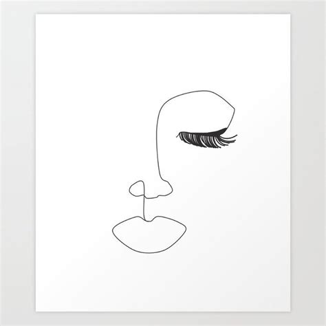 Buy Lashes Art Print By Olivias Lines Worldwide Shipping Available At Just One Of