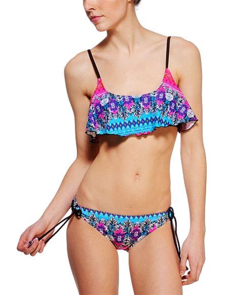 Raisins Moonlite Over The Shoulder Flounce Bikini Bikinis Flounce