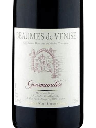 2021 La Grand Comtadine Gourmandise Beaumes De Venise Vivino US