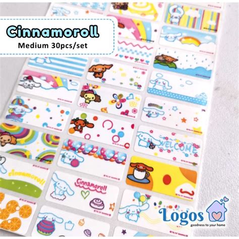 Jual Cinnamoroll Medium Name Sticker Label Nama Waterproof Stiker