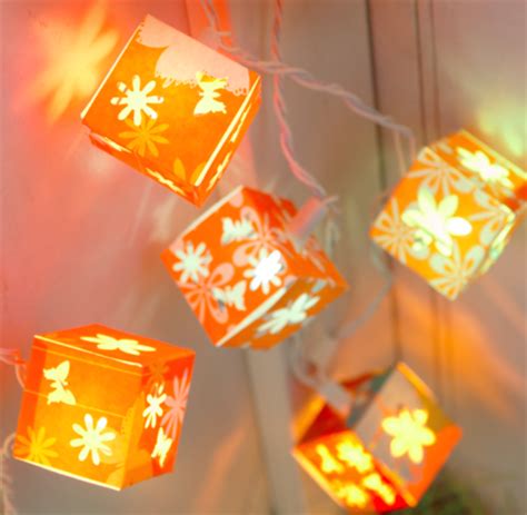 Paper Lantern String Lights - Craftfoxes