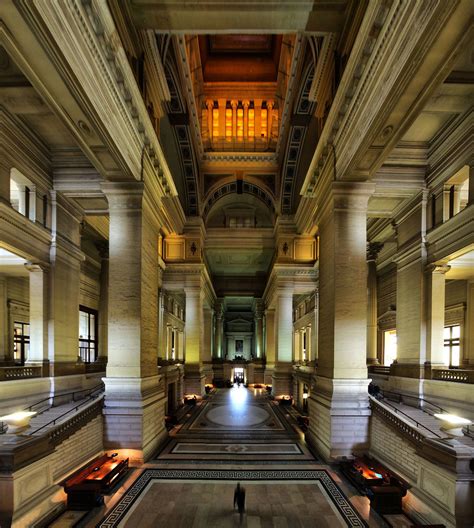 Intérieur du Palais de Justice, Bruxelles, Belgique. Justitiepaleis van ...