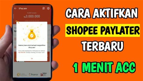 Cara Mengaktifkan Shopee PayLater Terbaru Desember 2024