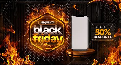 Banner Esquenta Black Friday Tudo Desconto Lojas Social Media