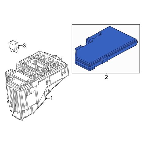 Honda OE 382563V0A01 Fuse And Relay Center Cover