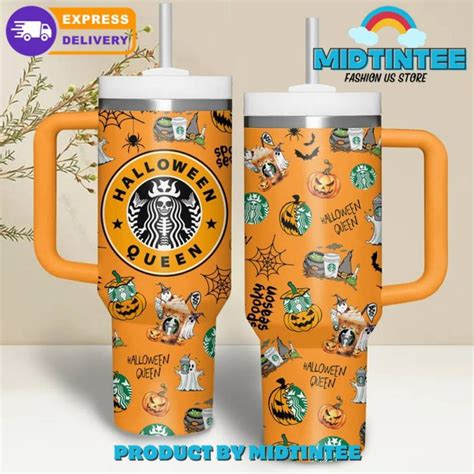 Starbucks Coffee Halloween Queen Stanley Tumbler Midtintee