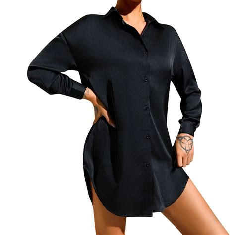 CZSCPDAW Womens Nightgown Sexy Sleepwear V Neck Full Slip Lingerie Cotton Night Gowns Sleepshirt