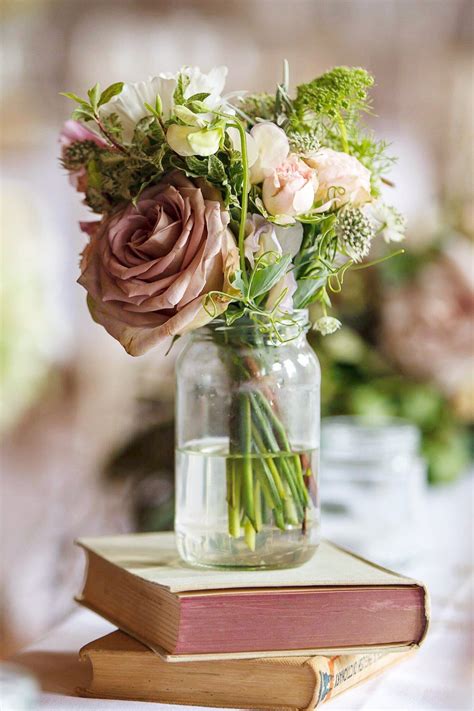 Mason Jar Lid Flowers