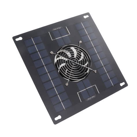 2024 Solar Powered Exhaust Fan Monocrystalline Solar Panel Fan Kit For Chicken Coop Greenhouse