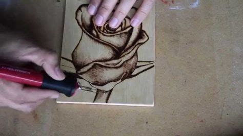 Pirograbado En Madera Para Principiantes Paso A Paso Rosa Flores