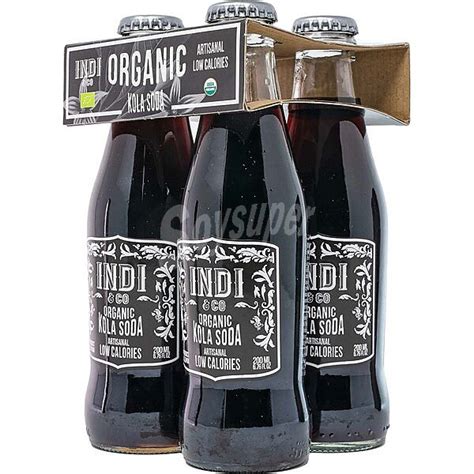 Indico Bebida Mixer Black Cola Ecol Gica Pack Botellas Cl