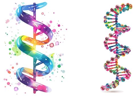 Química Adn O Biología Genoma De La Molécula De Adn Conjunto De íconos Aislados Vector Premium