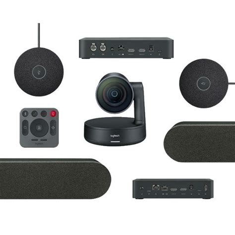 Pack Logitech Rally Plus Videoconfer Ncia Profissional