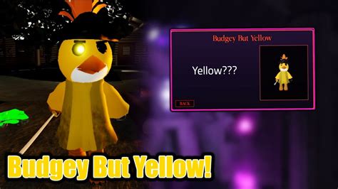 Roblox Piggy Branched Realities Budgey But Yellow Skin Showcase