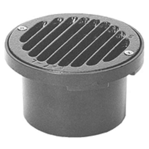 Zurn 4 In Round ABS Floor Drain With Cast Iron Strainer FD2200 AB4