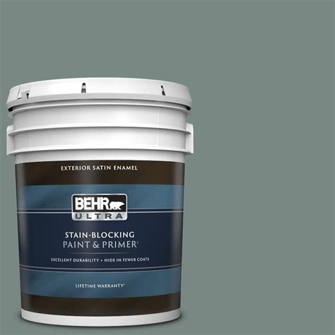 Behr Ultra Gal Ppu Juniper Ash Satin Enamel Exterior Paint