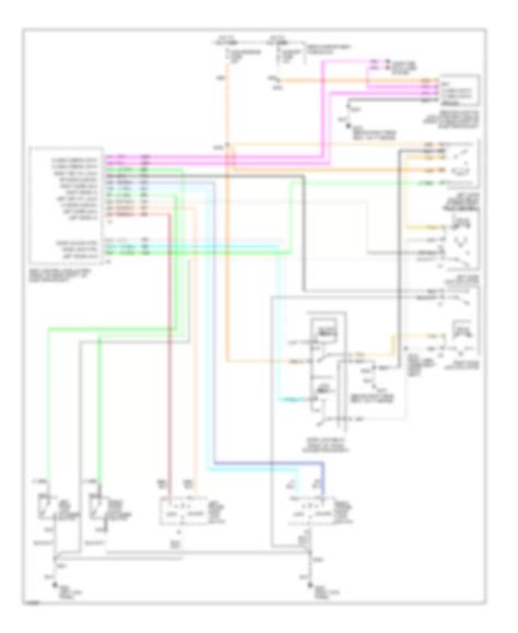 POWER DOOR LOCKS Cadillac Eldorado ETC 2000 SYSTEM WIRING DIAGRAMS