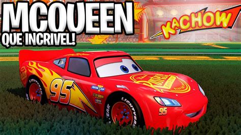 RELÂMPAGO MCQUEEN MELHOR CARRO DO ROCKET LEAGUE OLHA ISSO QUE