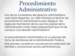 Procedimiento Administrativo PPT