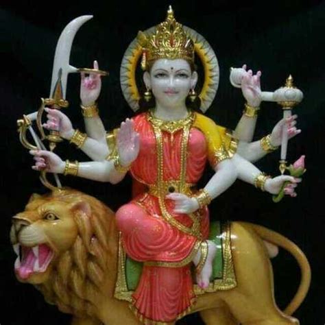 Durable Durga Mata Marble Statue At Best Price In Alwar Lokesh Marble