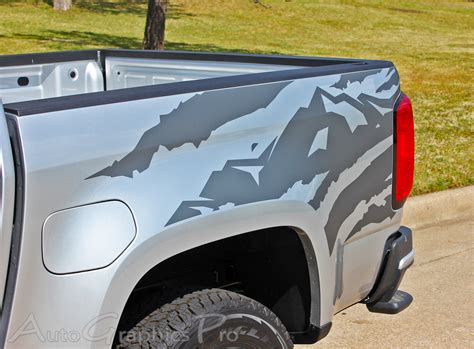 2015 2016 2017 2018 GMC Canyon Truck Bed Stripes ANTERO Decals Rear ...