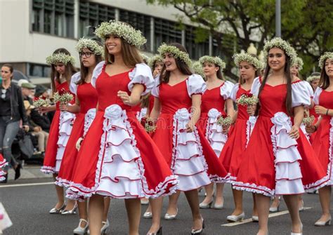 The Madeira Flower Festival Parade , Funchal, Madeira, Portugal Editorial Photo - Image of ...