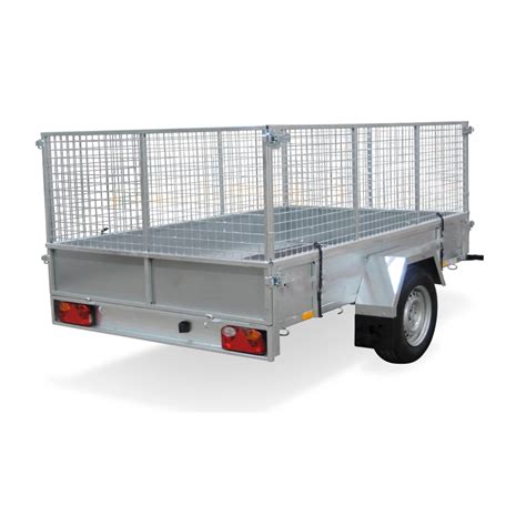 8x4 Hot Dip Galvanized Utility Cage Trailer Manufacturer Buy Utility