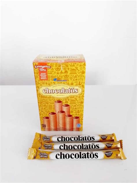 Jual Snack Garuda Gery Chocolatos Wafer Roll Wafer Cream Dark Grande