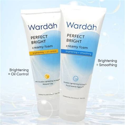 Jual Wardah Perfect Bright Creamy Foam 100gr Kemasan Baru Shopee