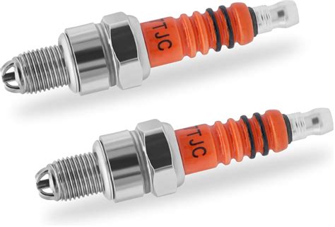 Wai Danie 2PCS 3 Electrode Motorcycle Spark Plug A7TC A7TJC High