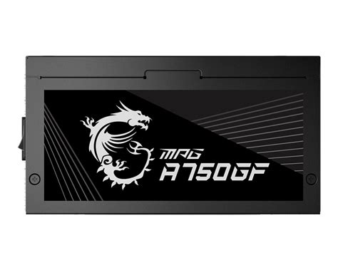 MSI MPG A750GF - блок питания MSI