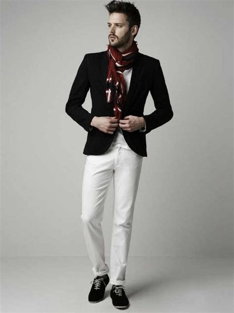 Introducir Imagen Outfit Pantalon Blanco Hombre Informal Abzlocal Mx