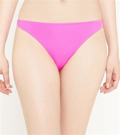 Buy Koton Solid Bikini Brief In Pink Thstreet Uae