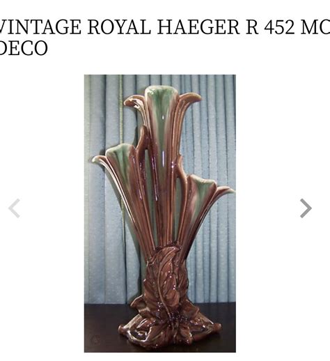 I Have A Three Prong Royal Haeger Vase With A Number R 452 Usa Is