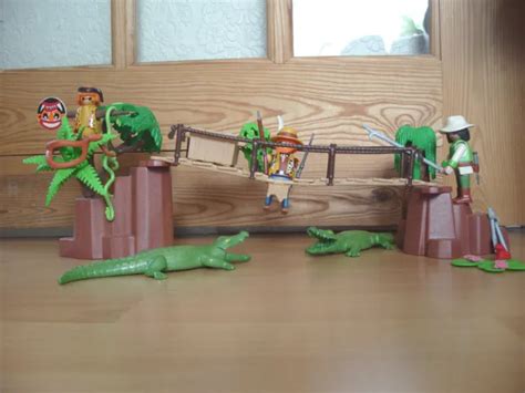 Playmobil Complete Set Jungle Adventure Alligator Ravine Eur