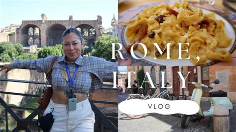 Rome Vlog Colosseum Tour Cooking Class And More Youtube