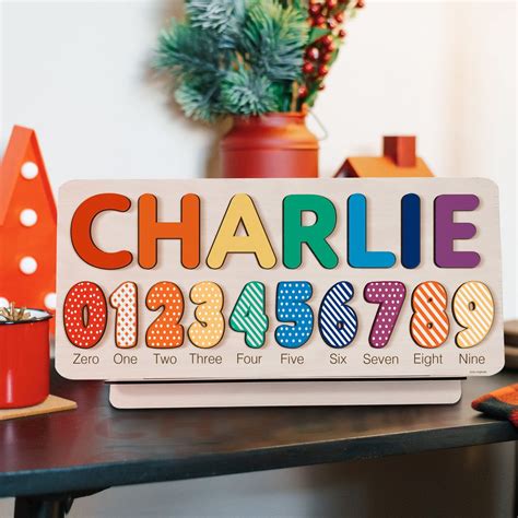 Personalized Gifts for Baby Boy, Custom Wooden Puzzle and Toy for Baby ...