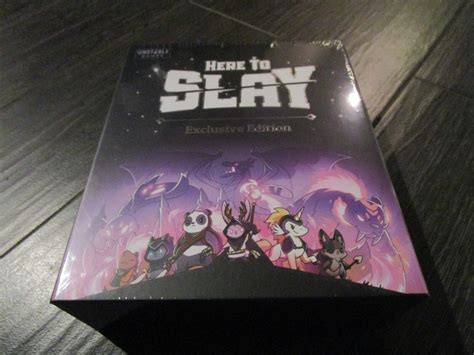 NEW Here to Slay Board Game Sealed Kickstarter Exclusive Edition KS | eBay