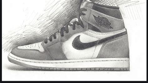 Artair Jordan 1s Drawing Sneakers Sketch Shoes Drawing Air Jordans