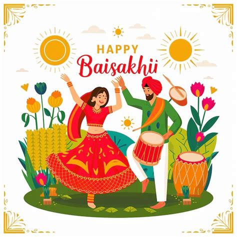 Premium Photo Baisakhi Happy Baisakhi Vaisakhi Festival Background