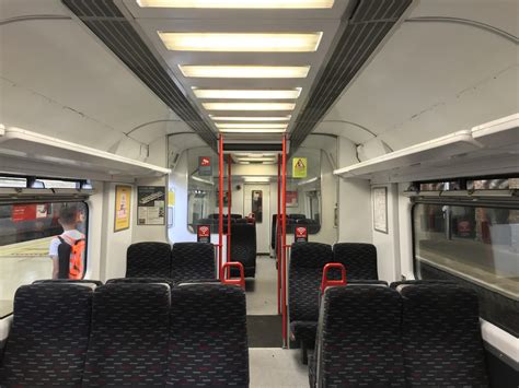 Interior Of A British Rail Class 317 Electric Multiple Unit Emu Train In The Greater Anglia