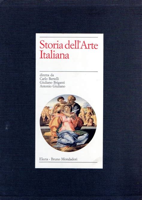 Storia Dell Arte Italiana 5 Volumi In Cofanetto By Bertelli Carlo