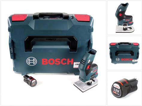 Bosch Professional GKF 12V 8 Brushless Li Ion Akku Kantenfräse in L