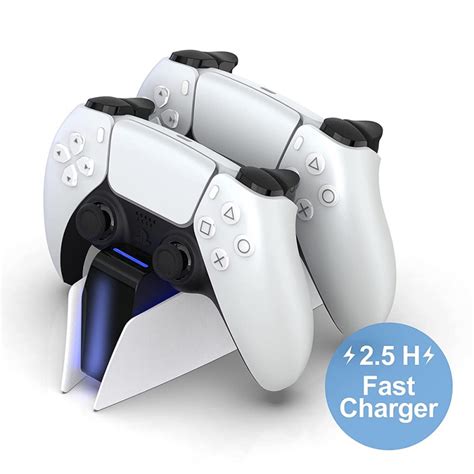 PS5 Gamepad Carga Base De Para Dos Horas Dock Cargador PS5 Quick Charge