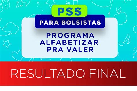 Semed Divulga Resultado Do PSS Para O Programa Alfabetizar Pra Valer