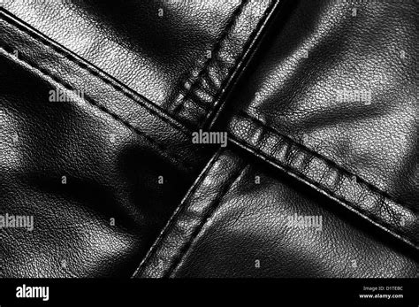 Black Leather Texture Stock Photo Alamy