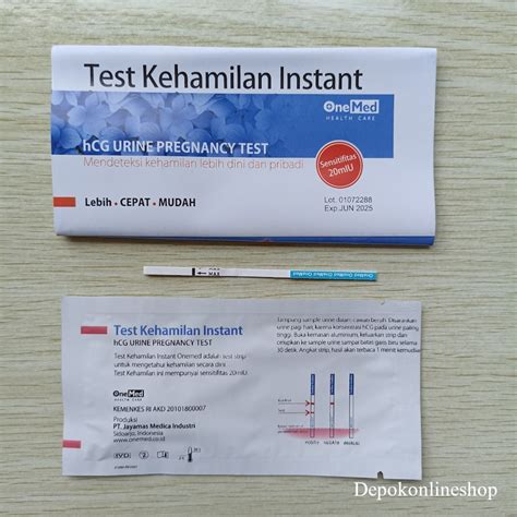 Jual Test Pack Kehamilan Alat Testpack Hamil Onemed Tespek Pregnancy